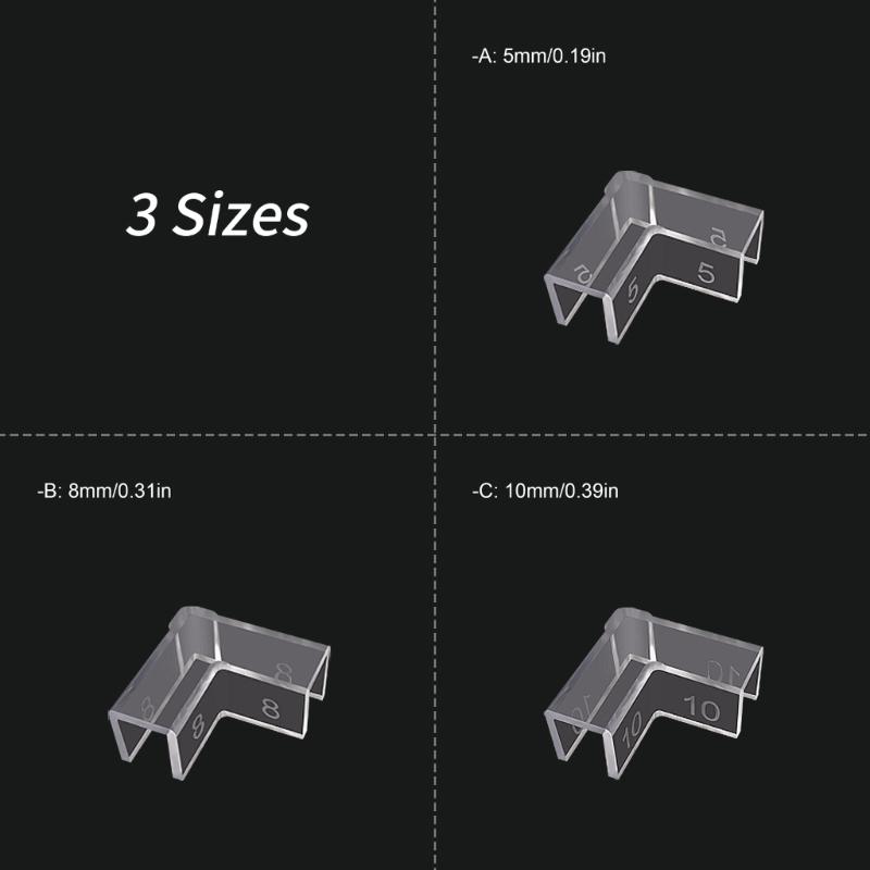 Easyly Install Aquariums Edges Protectors Offering Superior Safety Against Collision Tilting and Water Leakage