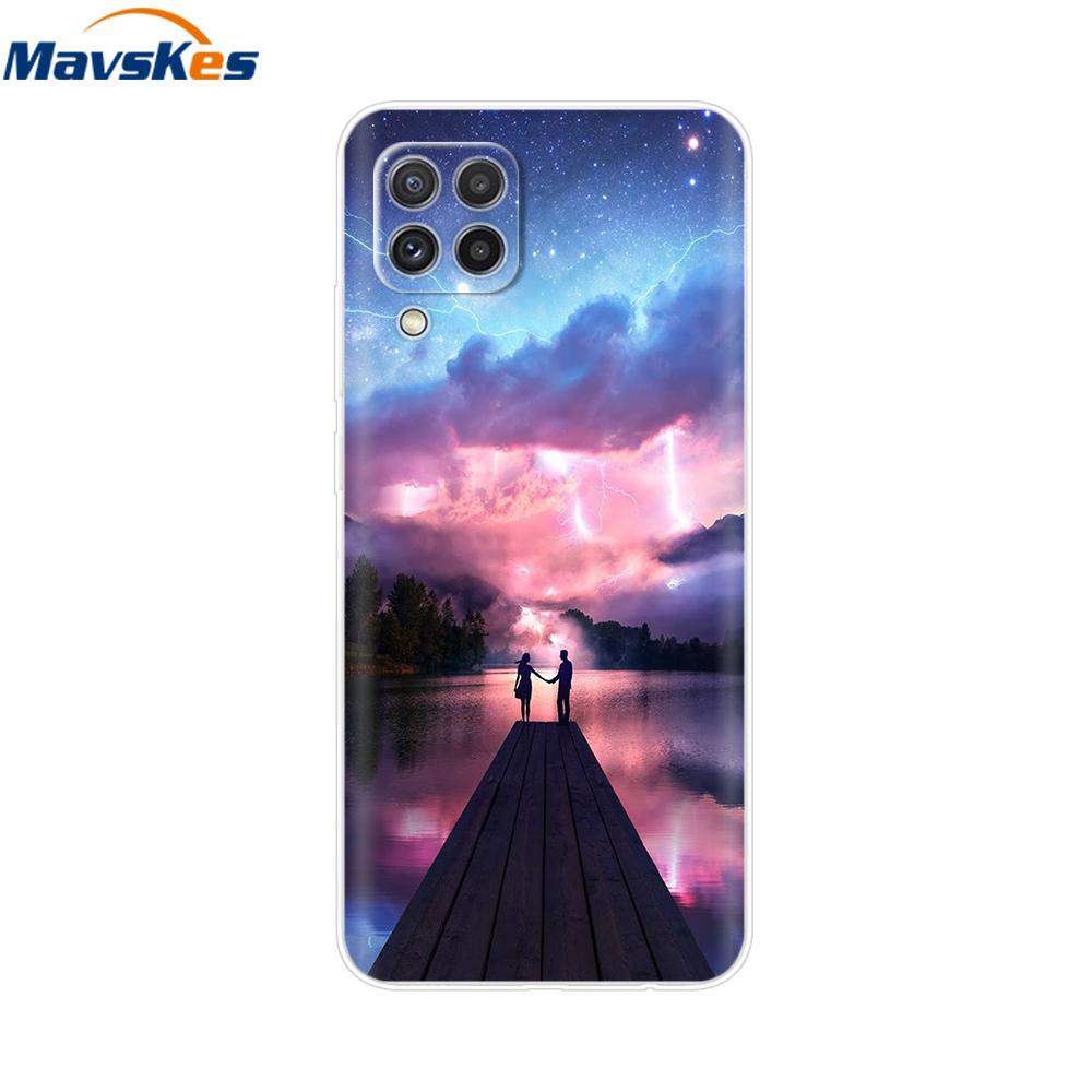 For Samsung Galaxy A12 Case Beautiful Girls Soft Silicone Phone Cover For Samsung A22 Fundas GalaxyA12 Transparent Cases Coque