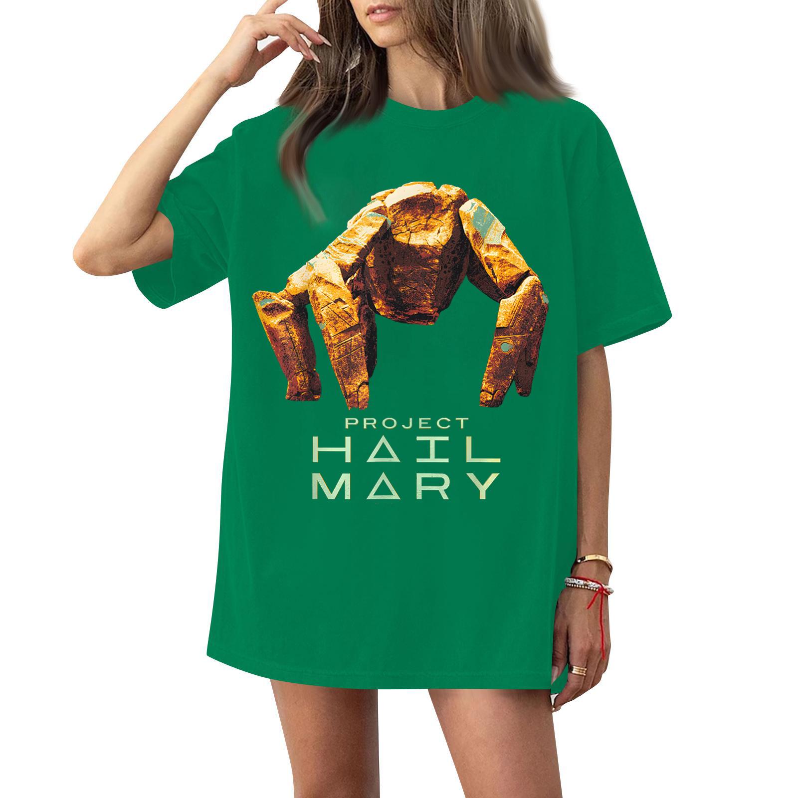 

Casual Loose Fit Short Sleeve T Shirt with Graphic Print Crewneck Unisex Top Comfortable Soft Material XXXXXL зелёный