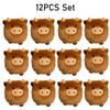 Cute Scottish Highland Cow Plush Acssories Kawaii Stuffed Animal Keychain Car Ornaments Super Soft Plushie Pendant X-mas Gift