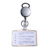 Safety Elastic Keychain ID Card Badge Holder Key Chain Ring Pull Keyring Retractable Badge Reels