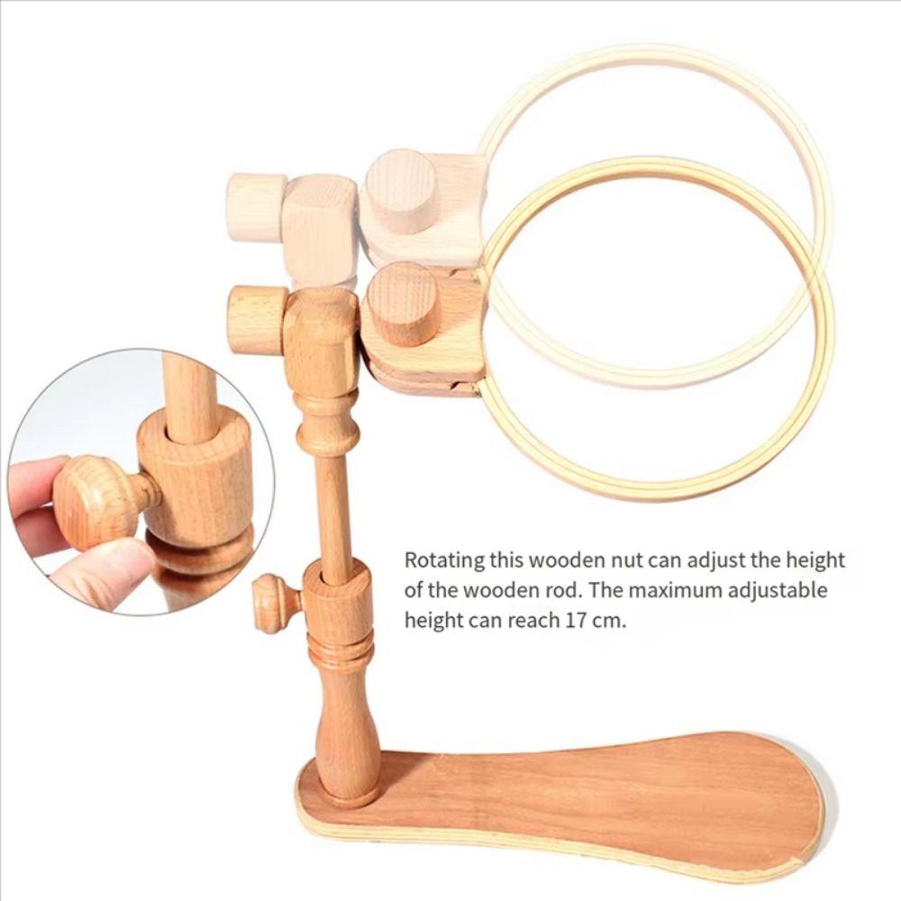 Stable Embroidery Hoops Stand Portable Cross Stitch Stand Cross Stitch Rack  Embroidery Tool