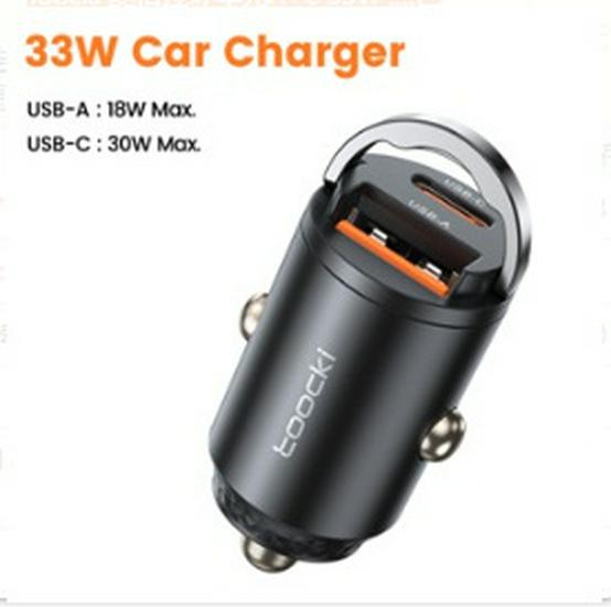 

Автомобильное зарядное устройство Tuqi с двумя USB 30 Вт - Быстрая зарядка 20 Вт Конвертер для порта прикуривателя