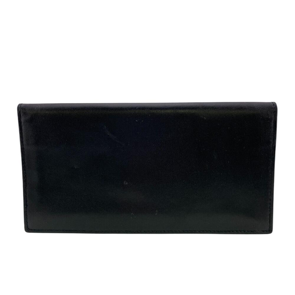 Dunhill Bifold Wallet Long Wallet Card Case leather Bifold Wallet black leather Used