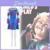 Childs Play Chucky Costume Cosplay For Halloween Party And Stage Performance
