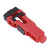 Door Latch Mortise Tool Red Color Stainless Steel and ABS 1 3 4in 1 3 8in Door Latch Installation Tool