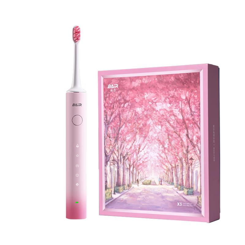 Bayer X304 Sonic Electric Toothbrush Cherry Blossom Gift Set