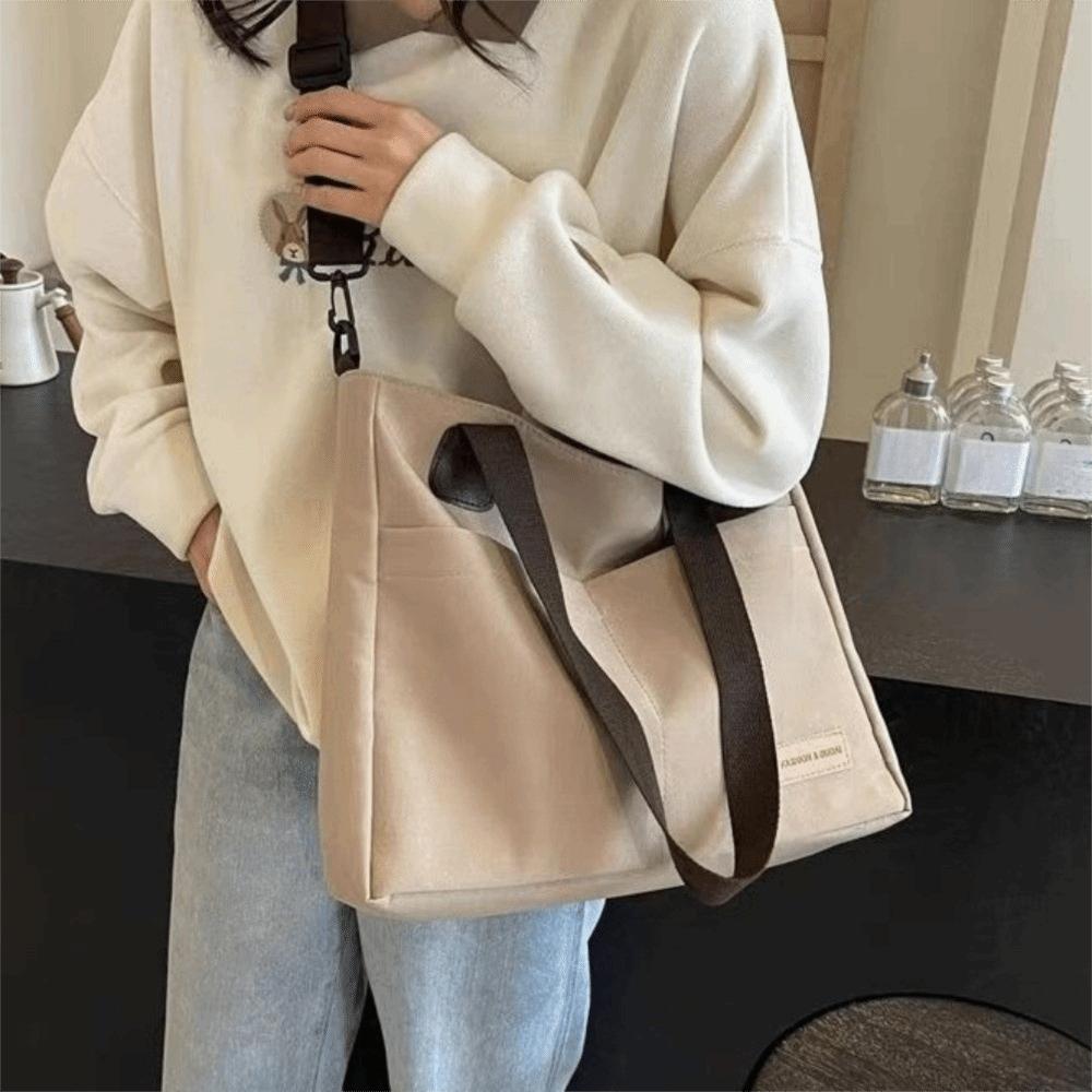 Thickened Large Capacity Bag with Shoulder Strap Crossbody Bag Travel Shoulder Bag  Commuting