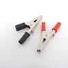 1pair 10/20/50A PVC Big Alligator Crocodile Clip Clamp Connector Socket Plug Handle Test Probe 4mm Banana Plug Electric Battery