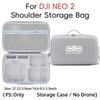 For DJI NEO Backpack Hard Shell Storage Bag Shock Absorbing Shoulder Drone Accessories Storage Case Bag Case I9F6