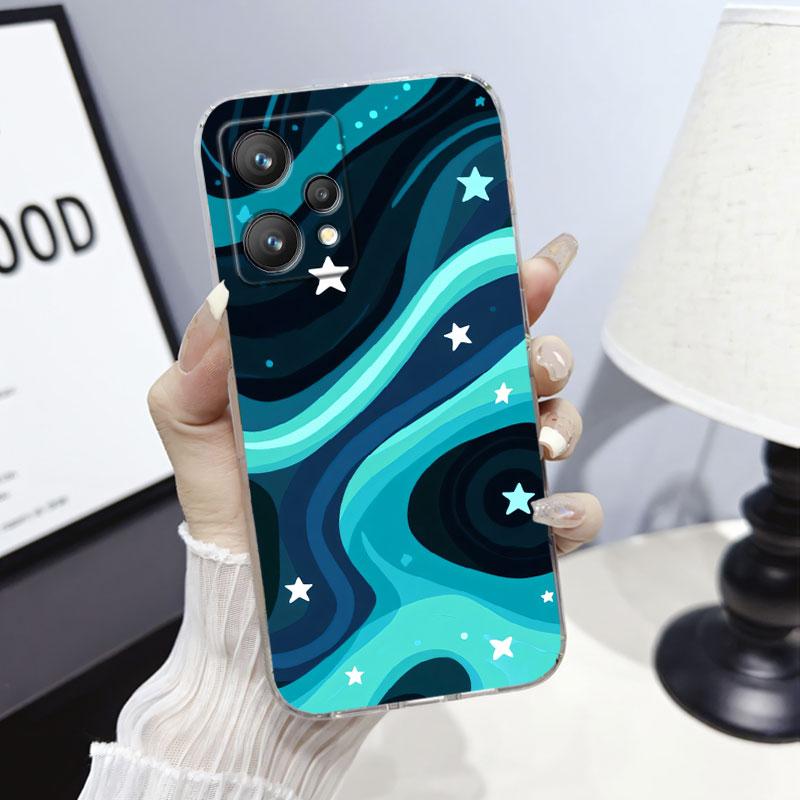 

For Realme Narzo 50A N55 50A Prime 30A 50 4G Case Cover For Narzo 30 5G Marble Clear Soft Silicone Phone Case Fundas Cat Capa Narzo N55