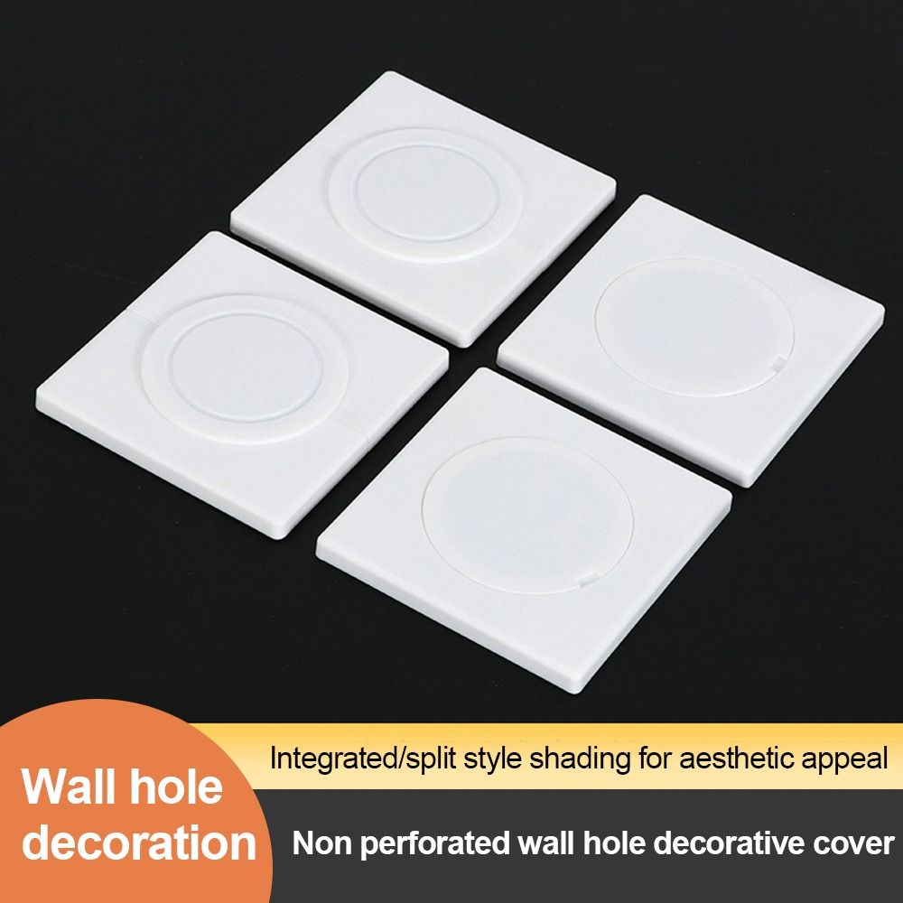 86Type Wall Hole Cover Easy Install Hole Cap Creative Air-conditioning Dust Plug  Pipe Sealing