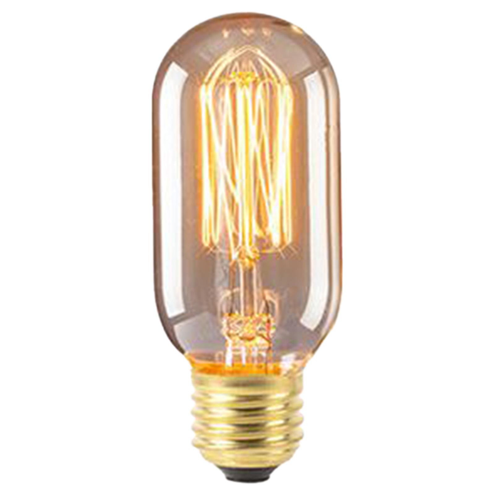 

Лампочки 40 Вт 2700 К, теплый белый свет, янтарное стекло, ретро лампочки для E27 с винтовым цоколем, винтажная лампочка накаливания 87#