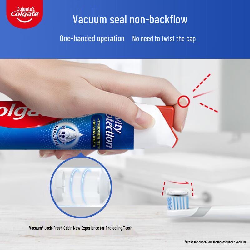 Colgate Oral Care Bundle: Vitality Mint Mouthwash & Anti-Cavity Toothpaste