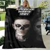 3D Evan Peters pattern printed blanket fashion keeps warm beautiful blankets soft and comfortable blanket birthday gifts
