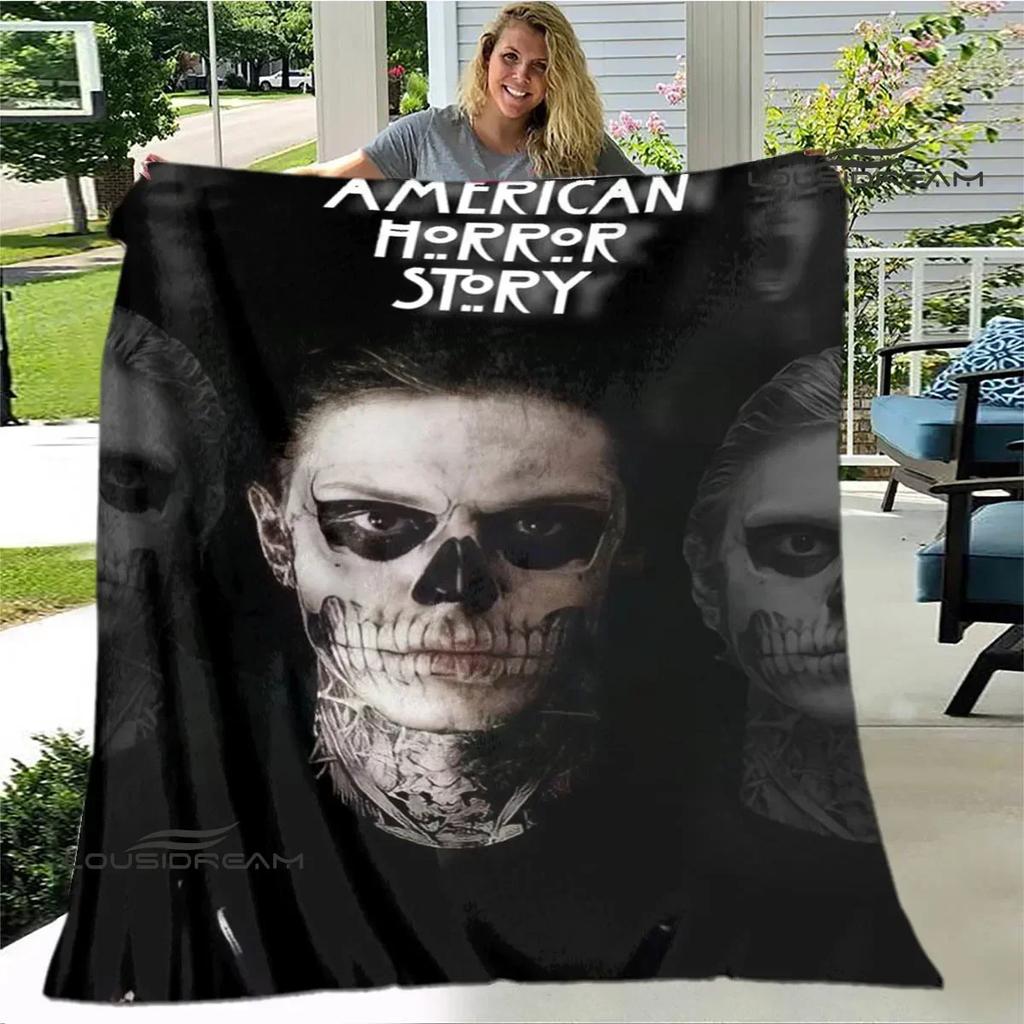 3D Evan Peters pattern printed blanket fashion keeps warm beautiful blankets soft and comfortable blanket birthday gifts