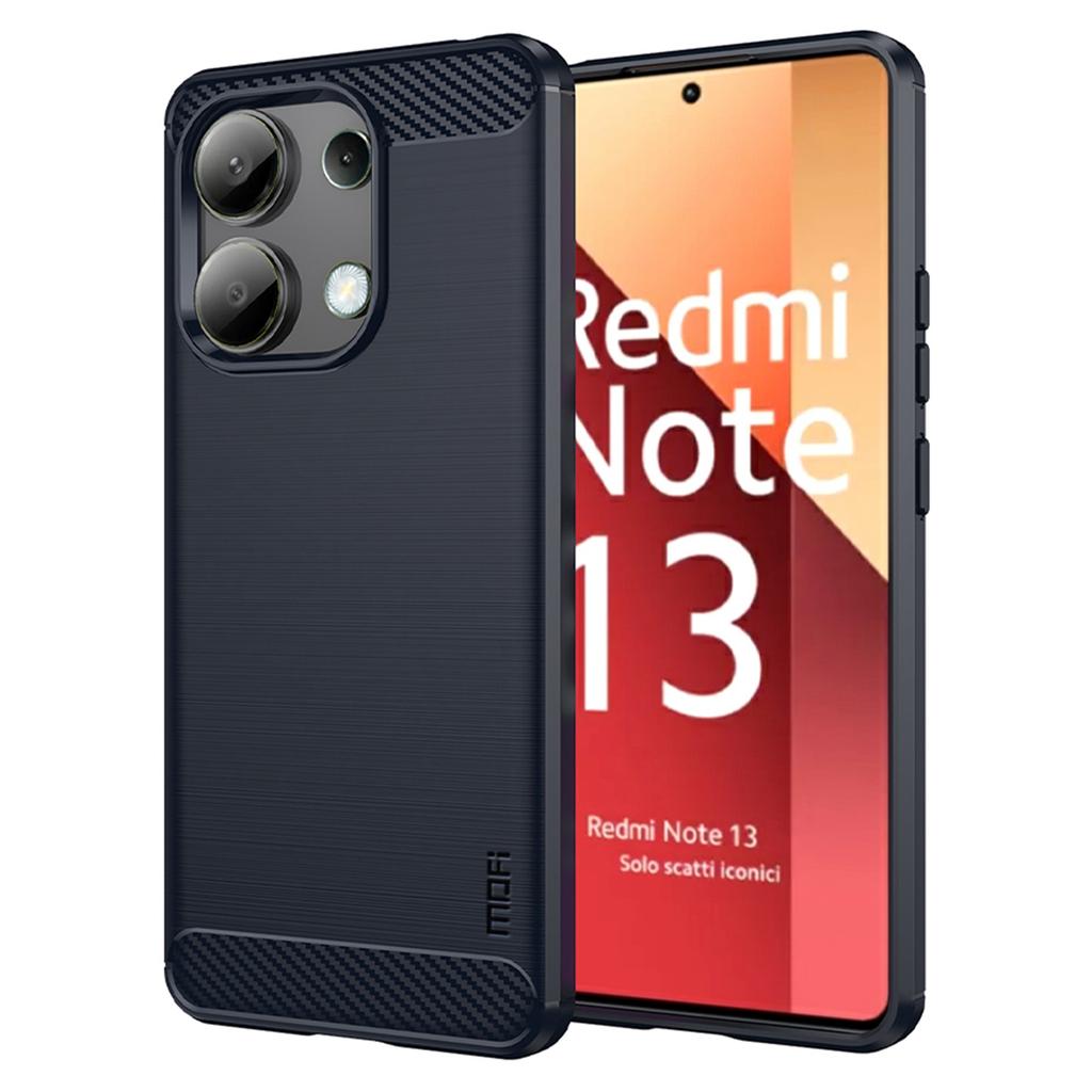 MOFI JK TPU Series-1 For Xiaomi Redmi Note 13 4G TPU Phone Case Carbon Fiber Texture