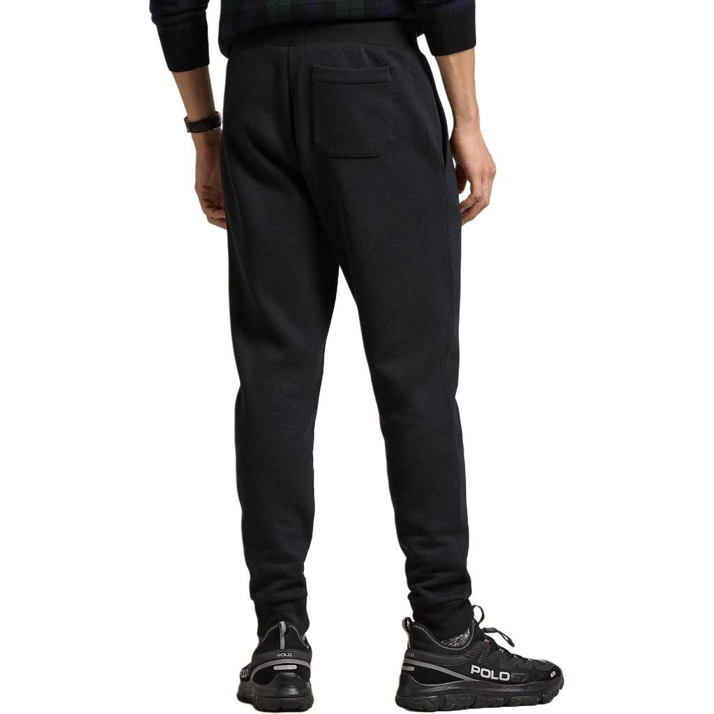 Polo Ralph Lauren Big Pony Embroidered Cotton Polyester Blend Fleece Drawstring Waist Pocket Long Ribbed Hem Knitted Sweatpants 710952242-001