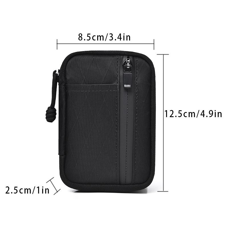 X-PAC Multi-Functional EDC Wallet Key Pouch Card Holder Earphone Case Coin Purse Outdoor Small Hanging Bag for Men Women