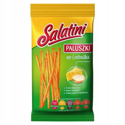 Salatini Cheese and Onion Sticks Snack 40 G