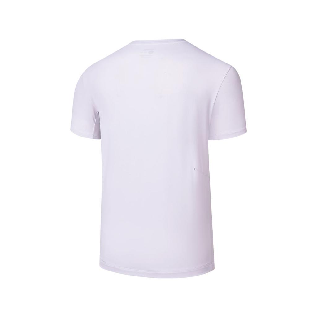 Saucony Knitted Sports Cool Feeling Elastic Breathable Moisture Wicking Simple Round Neck Pullover Short Sleeve Running T-Shirt SE2269ST41T-WT002