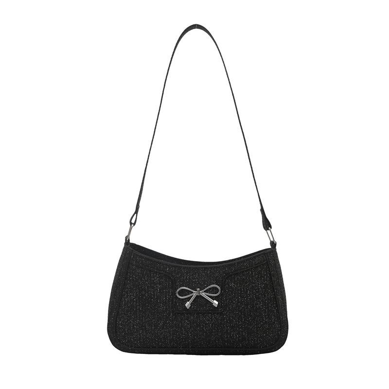 Premium texture versatile underarm small bag women's bag 2025 new fashion portable shoulder bag foreign style baguette bag women