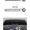 2 pezzi Auto ad Energia Eolica Luce Diurna a LED Illuminazione Ausiliaria Lampada a Ventola Rotante Fari Diurni per Automobili Decorativi
