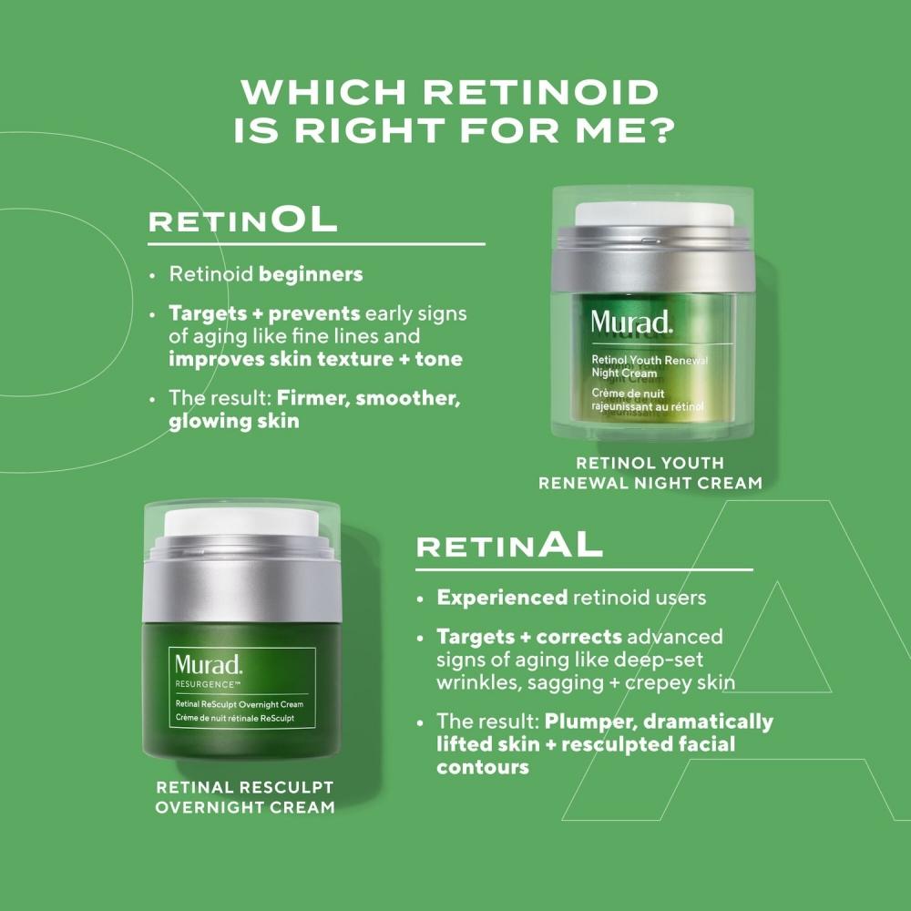 Murad Retinal Resculpt Overnight Cream 1.7 Oz 50 Ml