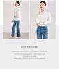 Women's Retro Lace Collar Long Sleeve High-Density Cotton Shirt - Spring New Arrival