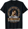 NEW LIMITED There Things You Don't Mess With My Family German Shepherd T-Shirt