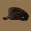 Short Brim Suede Berets Warm Painter Hat Fashion Artist Hat  Girls