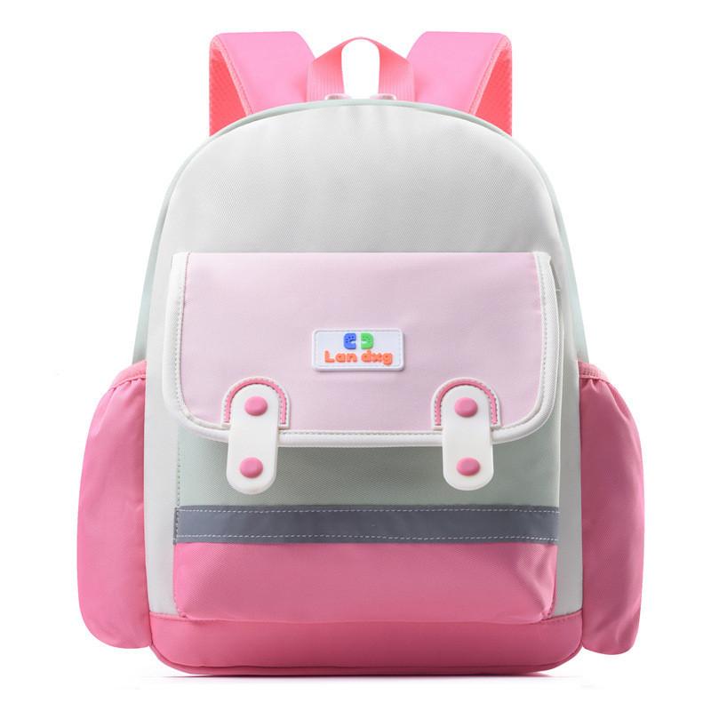 Cute Cartoon Oxford Cloth Kids Backpack Colorful Preschool Bag Unisex