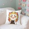 Cool K-Kyoujurou Rengoku Case Plush Fabric Soft Pillowcase Double Sided Print Cushion Cover Household Gifts