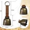 Quick Release Loud Bear Bells Loud Sound Pet Collar Bells Portable Collar Bells  Tracking