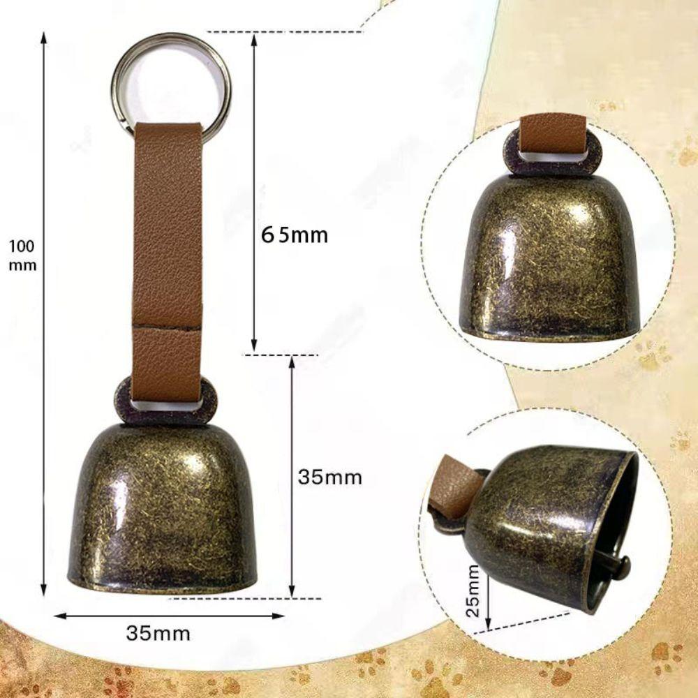 Quick Release Loud Bear Bells Loud Sound Pet Collar Bells Portable Collar Bells Tracking