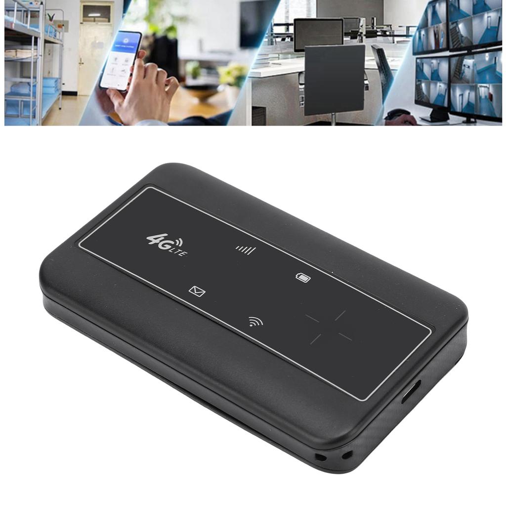 4G LTE Handheld Wifi Rout 2100mAh Batt y Op ated Travel Wifi Hotspot Support SIM Card