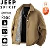 JEEP SPIRIT Men's Plus Size Fleece Lined Winter Jacket