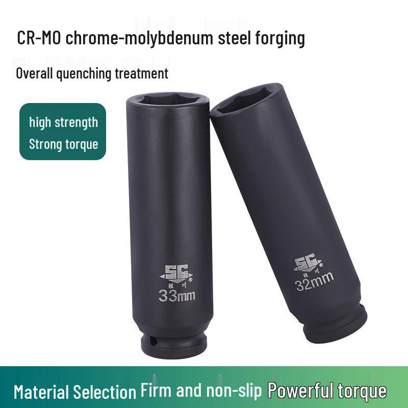 1-Inch Extra-Long Heavy-Duty Air Impact Wrench Socket