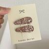 Korean Sparkle Water Drop Hair Clip for Girls - Gentle, No Damage to Hair