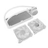 ARGB Liquid CPU Cooler Support for AM4 AM5 2.2 Inch LCD Temperature Display Close   AIO Liquid Cooler with 240mm
