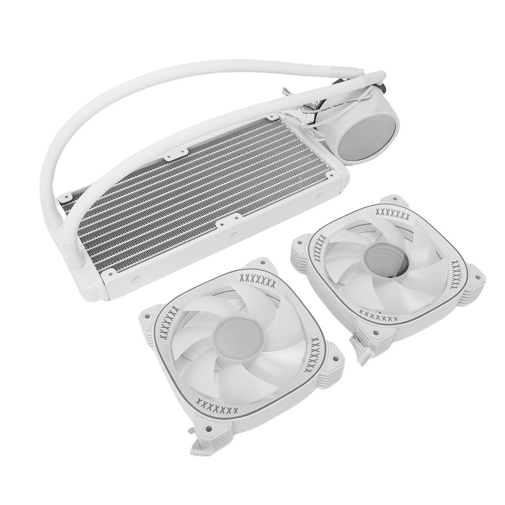 ARGB Liquid CPU Cooler Support for AM4 AM5 2.2 Inch LCD Temperature Display Close   AIO Liquid Cooler with 240mm