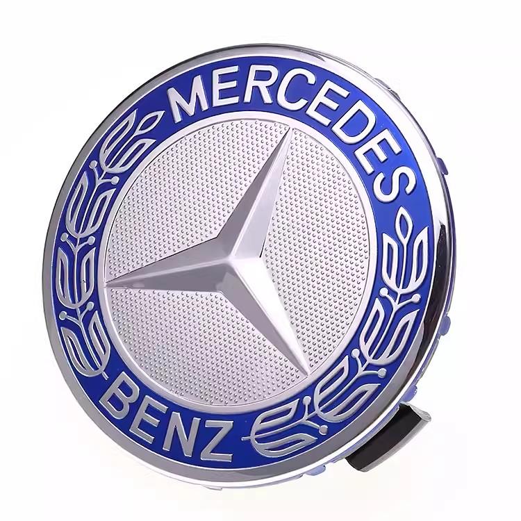 4Pcs Car Wheel Center Hub Caps Emblem Covers Decor Accessories For Mercedes Benz AMG GLE GLC W204 W205 W203 W211 W212 W213 W169 OD5