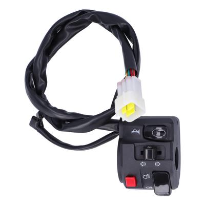 7 8in Motorcycle Handlebar Switch Horn Button Headlight Turn Signal Fog Lamp Controller
