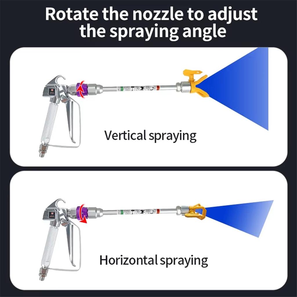 Airless Paint Spraying Fan Pivot Rotary Joint 360° Rotation ,Airless Sprays Accessory Pivoting Swivel Connector