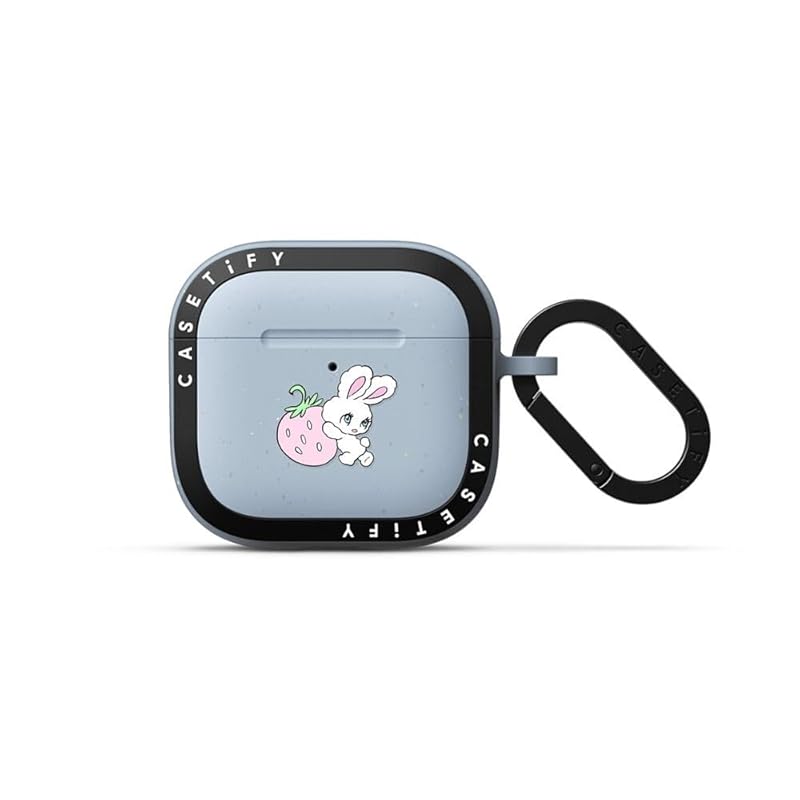 

CASETiFY bounce case AirPods 4 - Bunny Carrying Strawberry sky blue