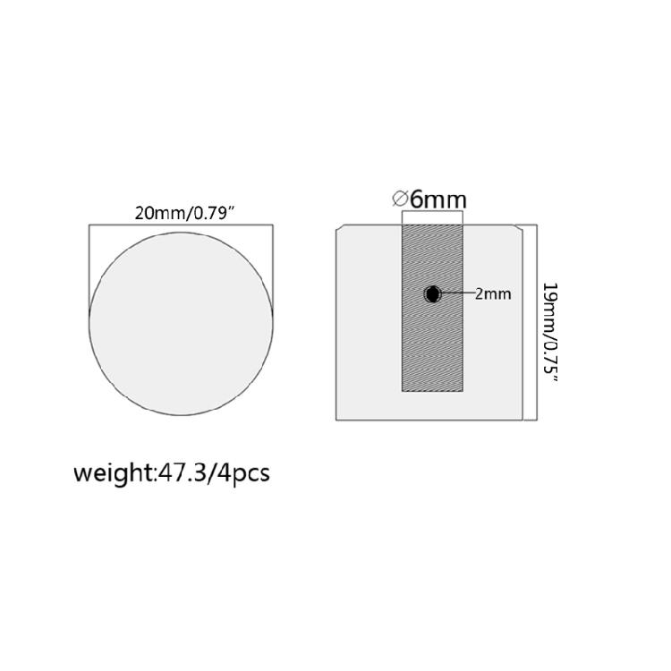 4Pcs Fashion Bronze-coloured Electric Guitar Volume Control Knobs Guitar Knobs