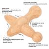 Pressure Point Massager Tool Shaped Boost Metabolism Lymphatic Drainage Relaxes Muscles Wooden Massage Tool
