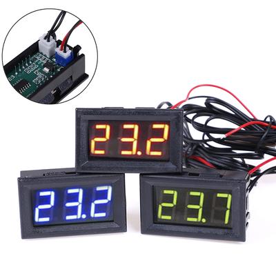 Digital 12V Temperature Monitoring Thermometer Meter W/ Temp Probe -50~110Celsius