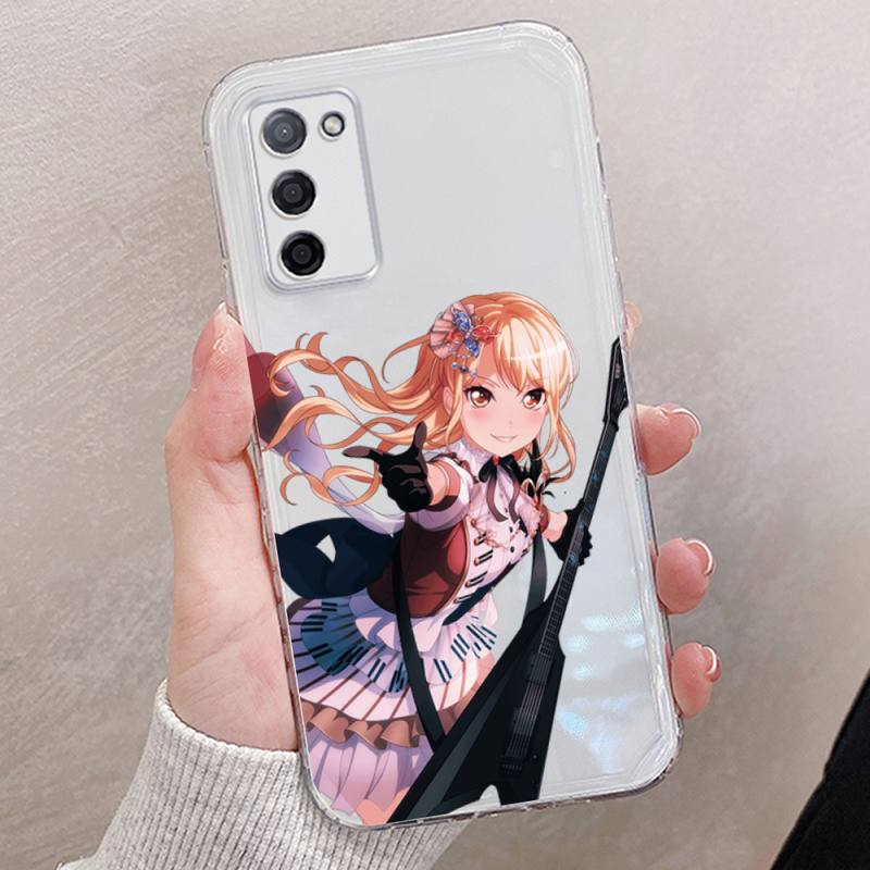 Yashio Rui BanG Dream Phone Case For Xiaomi Mi 11 Ultra Lite 10 Redmi Note 9 8 7 9a K30S K40 Pro Transparent Coque