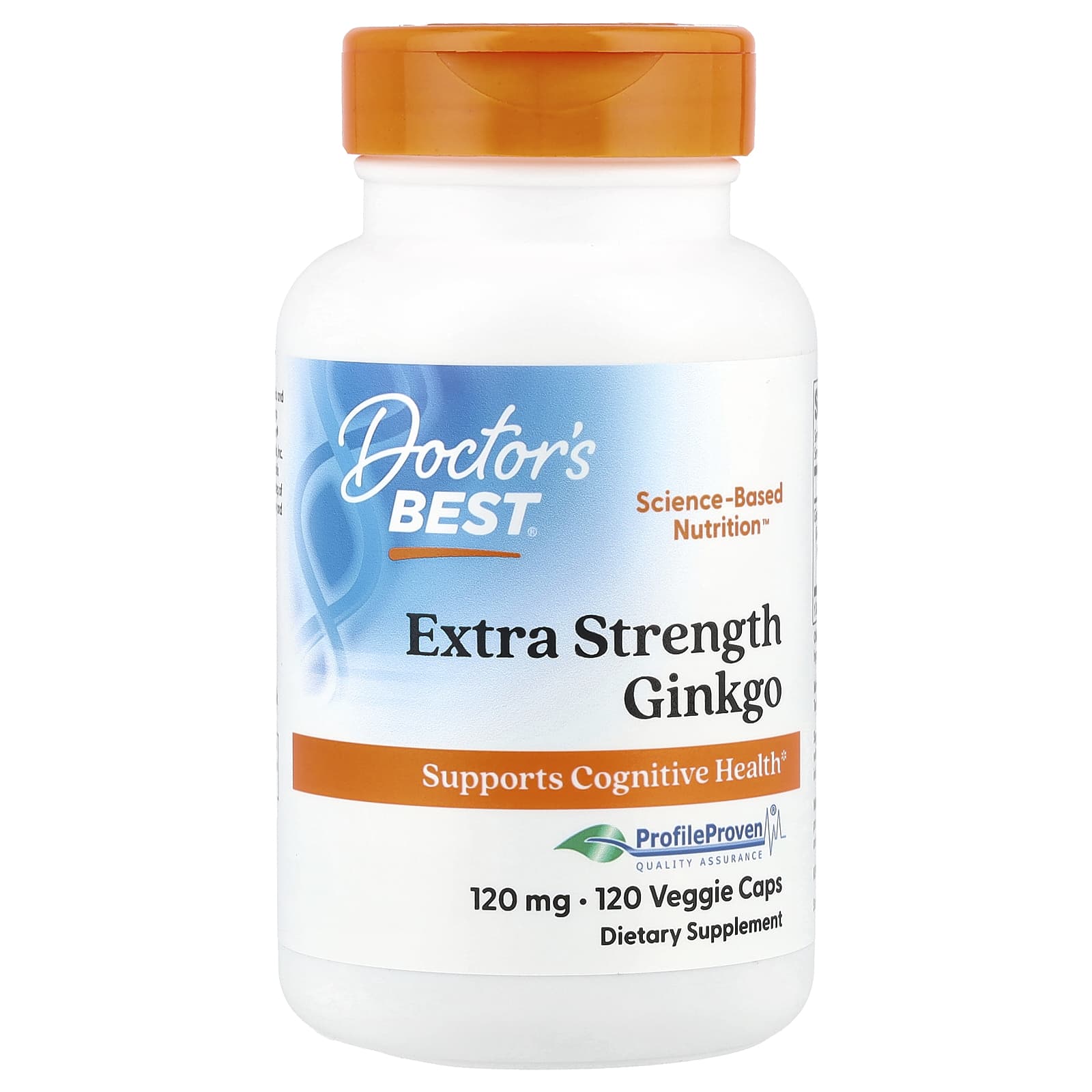 

Doctor S Best, Extra Strength Ginkgo, 120Mg, 120 Veggie Caps